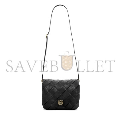 LOEWE PUFFER GOYA PLEATED LEATHER SHOULDER BAG A896P41X14 (23*17*9cm) LOEWE PUFFER GOYA PLEATED LEATHER SHOULDER BAG A896P41X14 (23*17*9cm)
